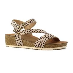 LUNAR Muster Ocelot Wedge Sandal -Chic Ladies Shoes Store muster ocelot wedge sandal p7185 411137 image