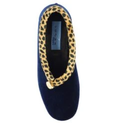 LUNAR Paloma Navy Leopard Trim Slipper 16 LUNAR Paloma Navy Leopard Trim Slipper -Chic Ladies Shoes Store paloma navy leopard trim slipper p6781 385506 image