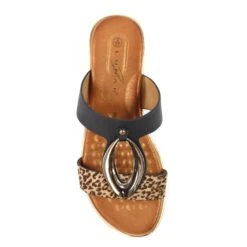 LUNAR Paradise Black Sandal -Chic Ladies Shoes Store paradise black sandal p7259 414824 image