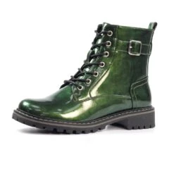 LUNAR Parlour Green Patent Ankle Boot -Chic Ladies Shoes Store parlour green patent ankle boot p7763 447529 image