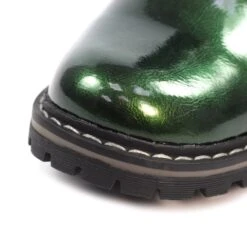 LUNAR Parlour Green Patent Ankle Boot -Chic Ladies Shoes Store parlour green patent ankle boot p7763 447553 image