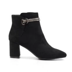 LUNAR Pasha Black Ankle Boot