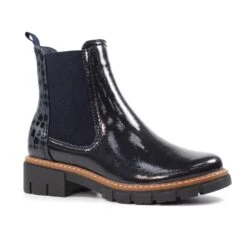 LUNAR Peace Navy Ankle Boot -Chic Ladies Shoes Store peace navy ankle boot p7646 438741 image