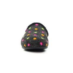 LUNAR Peanut Black Mule Slipper -Chic Ladies Shoes Store peanut black mule slipper p7486 434756 image