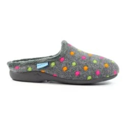 LUNAR Peanut Grey Mule Slipper