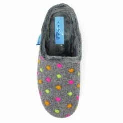 LUNAR Peanut Grey Mule Slipper -Chic Ladies Shoes Store peanut grey mule slipper p6857 389541 image
