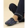 LUNAR Peanut Navy Mule Slipper -Chic Ladies Shoes Store peanut navy mule slipper p6845 405597 image