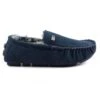 Percy II Blue Suede Slipper