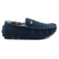 Percy II Blue Suede Slipper