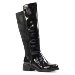 LUNAR Perkins Black Patent Long Boot 12 LUNAR Perkins Black Patent Long Boot -Chic Ladies Shoes Store perkins black patent long boot p7724 445103 image