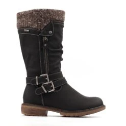 LUNAR Peyton Black Waterproof Long Boot -Chic Ladies Shoes Store peyton black waterproof long boot p7616 448432 image