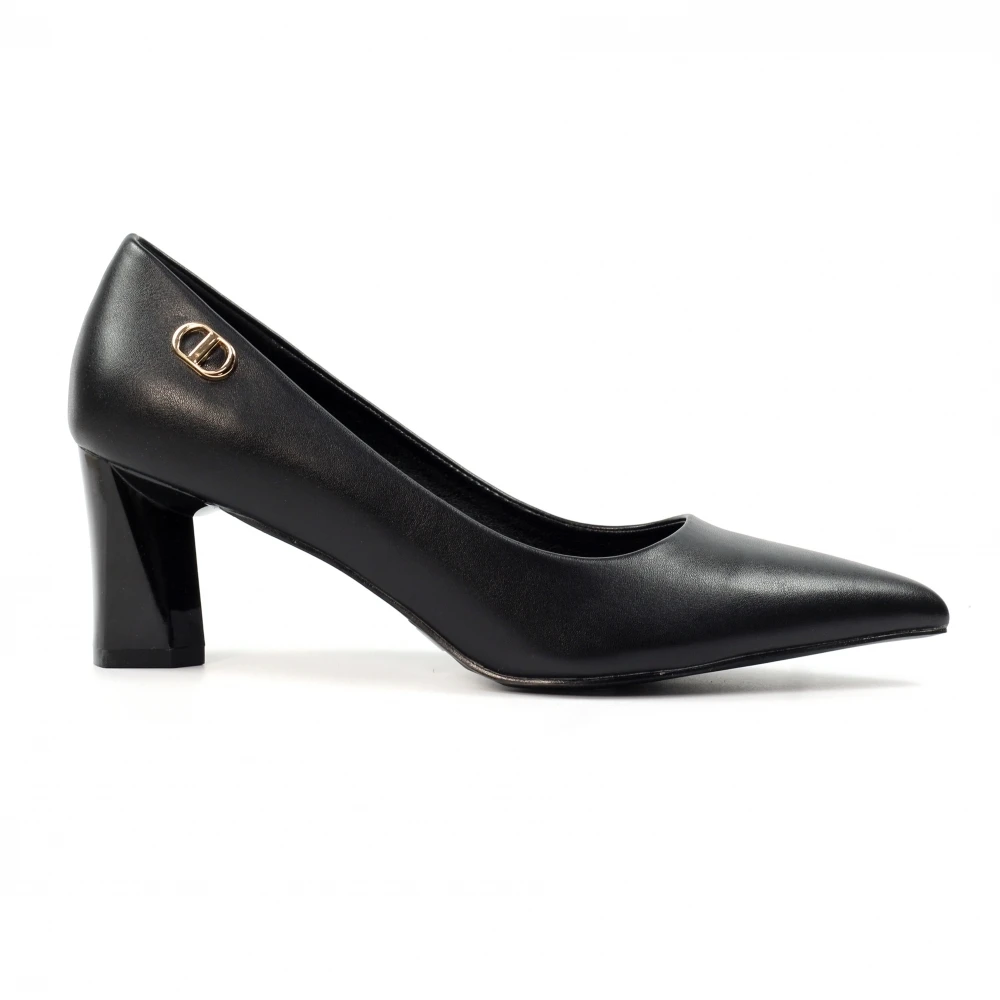 LUNAR Phoebe Black Court Shoe 3 LUNAR Phoebe Black Court Shoe