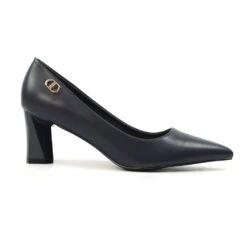 LUNAR Phoebe Navy Court Shoe
