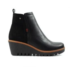 LUNAR Pixie Black Ankle Wedge Boot -Chic Ladies Shoes Store pixie black ankle wedge boot p7712 441338 image