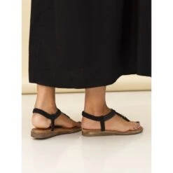 LUNAR Poppy Black Sandal 12 LUNAR Poppy Black Sandal -Chic Ladies Shoes Store poppy black sandal p7252 415160 image