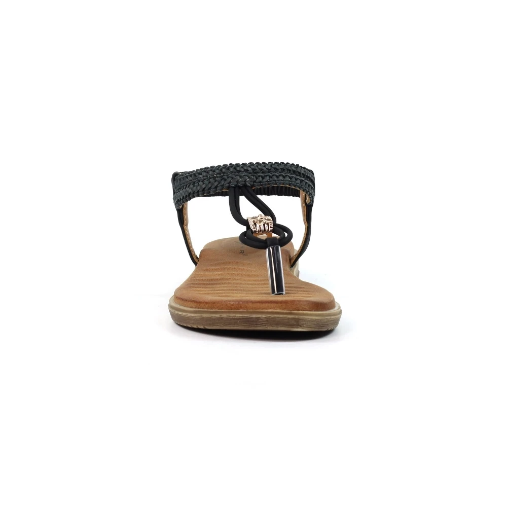 LUNAR Poppy Black Sandal 8 LUNAR Poppy Black Sandal - Image 6