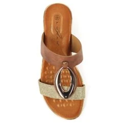 LUNAR Porto Brown Sandal -Chic Ladies Shoes Store porto brown sandal p7090 404716 image