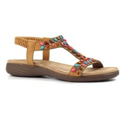 LUNAR Ravello Camel Sandal -Chic Ladies Shoes Store ravello camel sandal p7112 406927 image