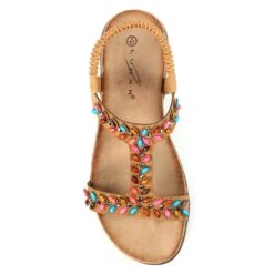 LUNAR Ravello Camel Sandal -Chic Ladies Shoes Store ravello camel sandal p7112 406951 image