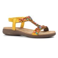 LUNAR Ravello Mustard Sandal -Chic Ladies Shoes Store ravello mustard sandal p7114 407035 image