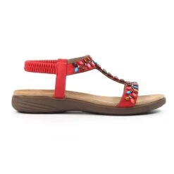 LUNAR Ravello Red Sandal
