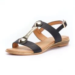 LUNAR Renoir Black Sandal -Chic Ladies Shoes Store renoir black sandal p5075 406081 image