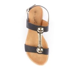 LUNAR Renoir Black Sandal -Chic Ladies Shoes Store renoir black sandal p5075 406093 image