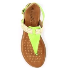 LUNAR Rimini Lime Green Sandal -Chic Ladies Shoes Store rimini lime green sandal p7180 410981 image