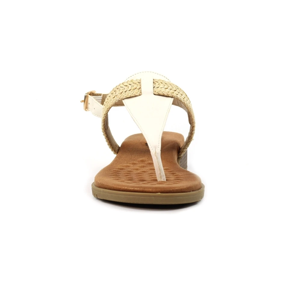 LUNAR Rimini White Sandal 7 LUNAR Rimini White Sandal - Image 5