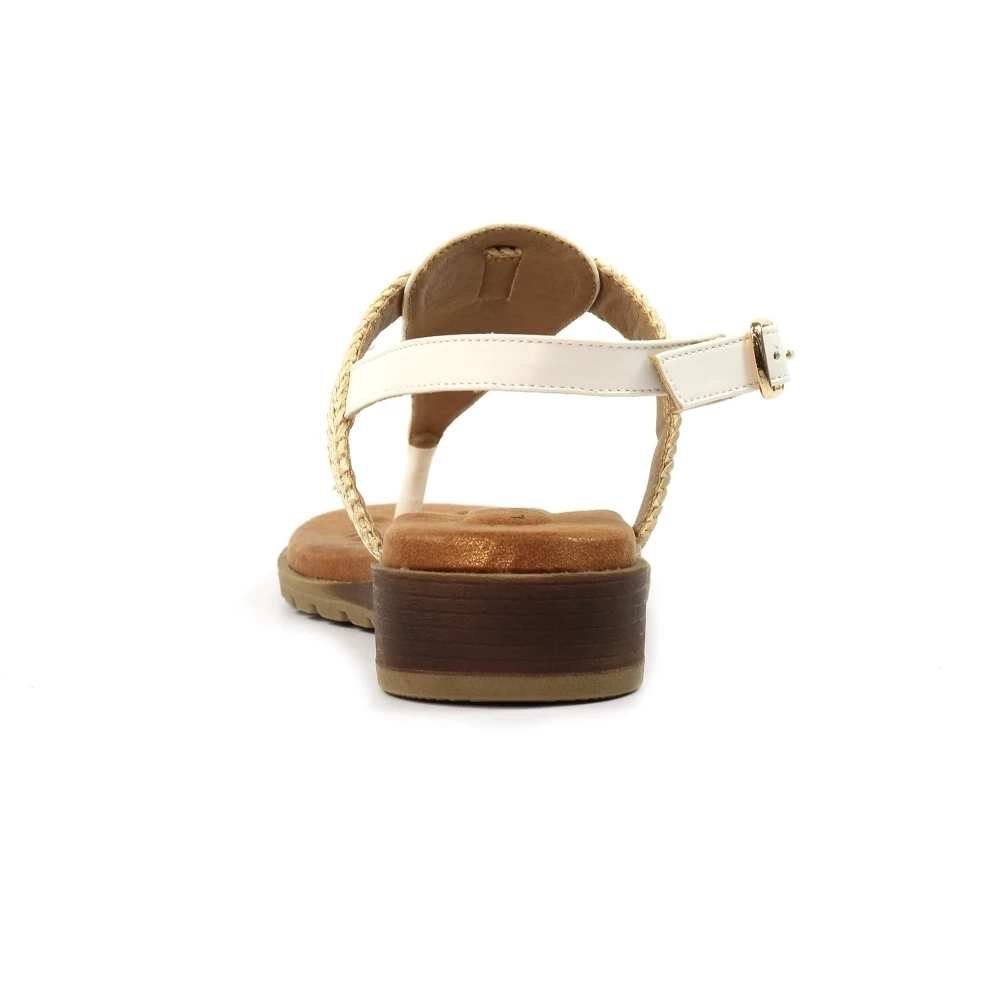 LUNAR Rimini White Sandal 8 LUNAR Rimini White Sandal - Image 6