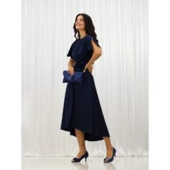 LUNAR Ripley Blue Satin Peep Toe -Chic Ladies Shoes Store ripley blue satin peep toe p6714 402053 image