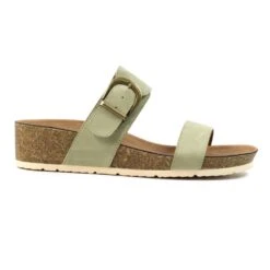 LUNAR Ripple Light Green Wedge Sandal -Chic Ladies Shoes Store ripple light green wedge sandal p7159 410087 image