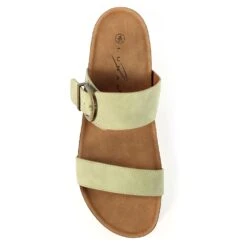 LUNAR Ripple Light Green Wedge Sandal -Chic Ladies Shoes Store ripple light green wedge sandal p7159 410117 image
