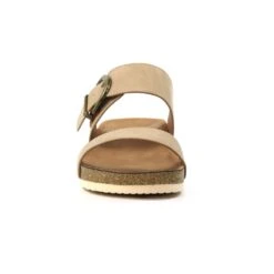 LUNAR Ripple Taupe Wedge Sandal -Chic Ladies Shoes Store ripple taupe wedge sandal p7160 410189 image
