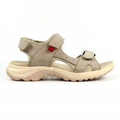 Riviera Beige Leather Sandal