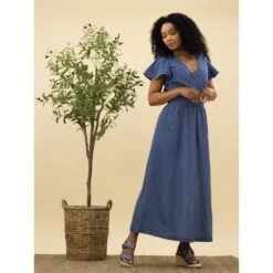 LUNAR Rochester Blue Wedge Sandal -Chic Ladies Shoes Store rochester blue wedge sandal p7162 409709 image