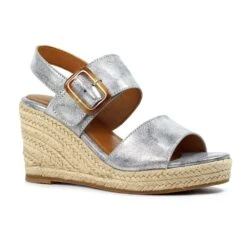 LUNAR Rochester Grey Wedge Sandal -Chic Ladies Shoes Store rochester grey wedge sandal p7163 410297 image