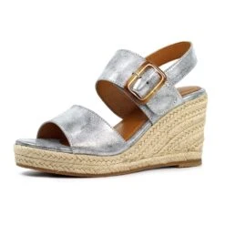 LUNAR Rochester Grey Wedge Sandal -Chic Ladies Shoes Store rochester grey wedge sandal p7163 410303 image