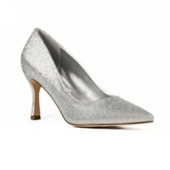 LUNAR Romance Silver Court Shoe -Chic Ladies Shoes Store romance silver court shoe p7595 437286 image