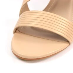 LUNAR Rutter Beige Block Heel Sandal -Chic Ladies Shoes Store rutter beige block heel sandal p7247 415472 image