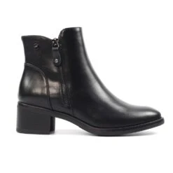 LUNAR Sabina Black Ankle Boot