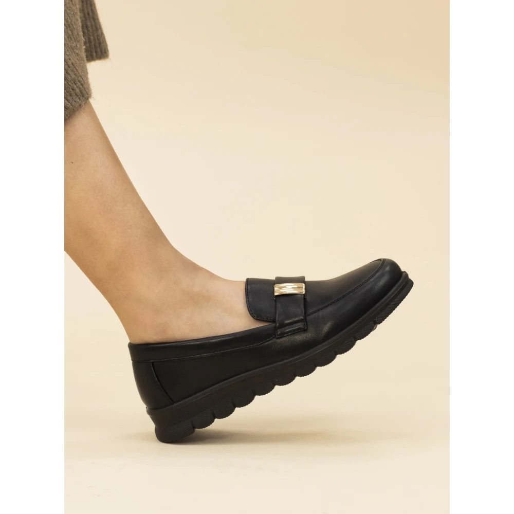 LUNAR Salma Black Wedge Shoe 4 LUNAR Salma Black Wedge Shoe - Image 2