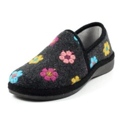 LUNAR Sepal Black Slipper -Chic Ladies Shoes Store sepal black slipper p5993 360746 image