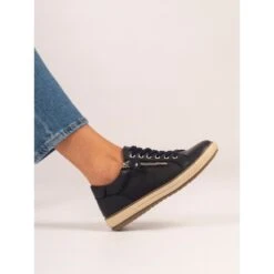 LUNAR Shaka Navy Trainer -Chic Ladies Shoes Store shaka navy trainer p7722 445211 image