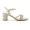 LUNAR Shazam Silver Block Heel Sandal -Chic Ladies Shoes Store shazam silver block heel sandal p7597 437160 image