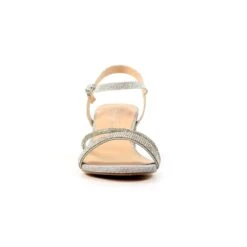 LUNAR Shazam Silver Block Heel Sandal -Chic Ladies Shoes Store shazam silver block heel sandal p7597 437184 image