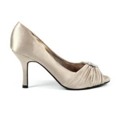 LUNAR Sienna II Champagne Court Shoe