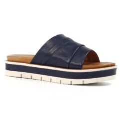 LUNAR Sorrento Navy Leather Sandal -Chic Ladies Shoes Store sorrento navy leather sandal p7279 417492 image