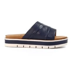 LUNAR Sorrento Navy Leather Sandal