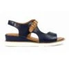 LUNAR Spring Navy Leather Wedge Sandal -Chic Ladies Shoes Store spring navy leather wedge sandal p7286 417894 image